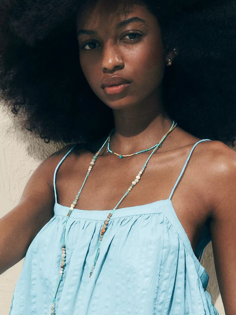 Hettie Semiprecious Strand Necklace